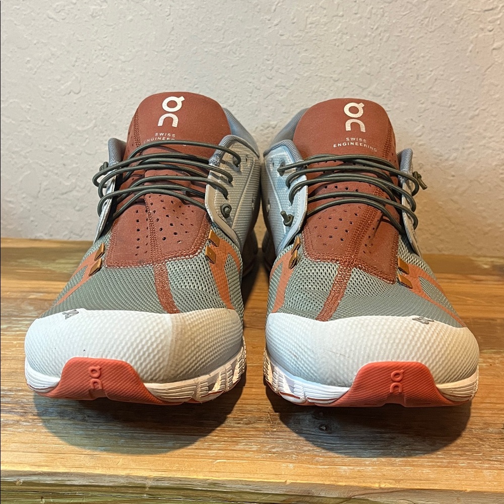 On Cloud Mens 5 Combo sneakers in a Fossil and Canyon color way size 13 - Picture 5 of 8